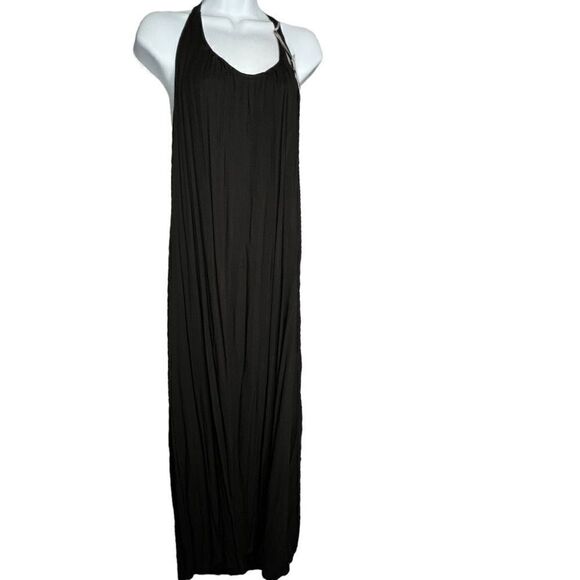 Tysa Women's Backless High Low Hem Leigh Maxi Dress Black Size Large NWT - Picture 6 of 8